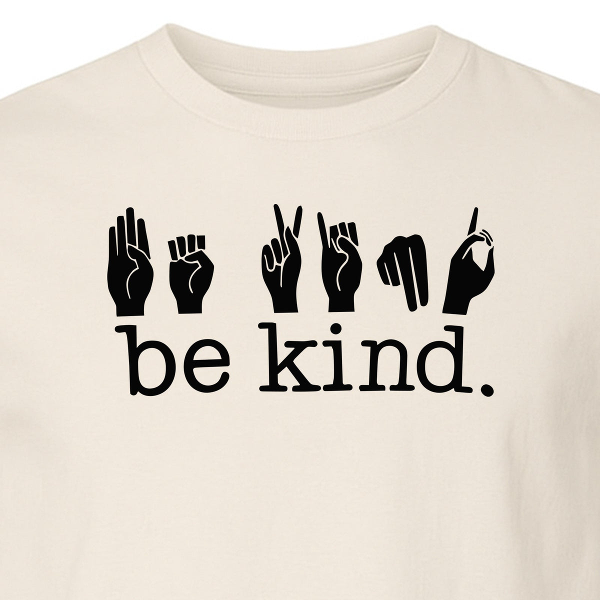 ASL T-Shirt, Be Kind Sign Language Design for Speech Therapists, Interpreters and Teachers