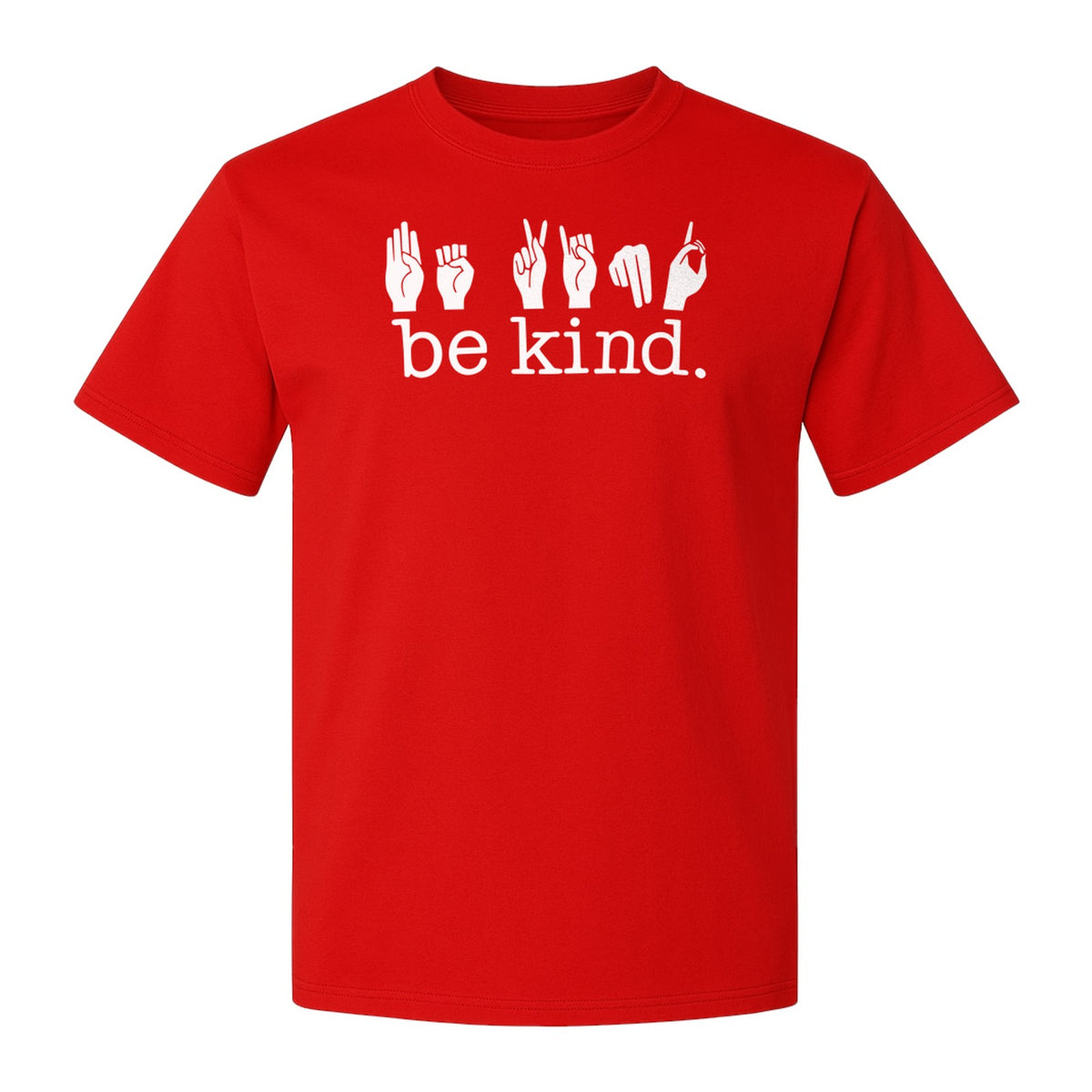 ASL T-Shirt, Be Kind Sign Language Design for Speech Therapists, Interpreters and Teachers
