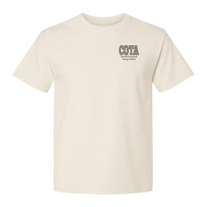 COTA T-Shirt, Certified Occupational Therapy Assistant Left Chest Print for Graduates and Rehab Staff
