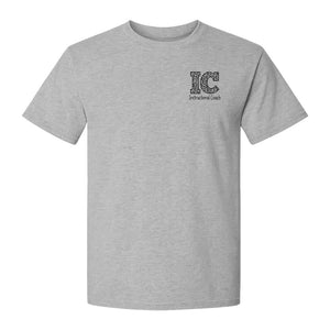 Instructional Coach T-Shirt, IC Left Chest Design for Educators, School Staff and Faculty Appreciation
