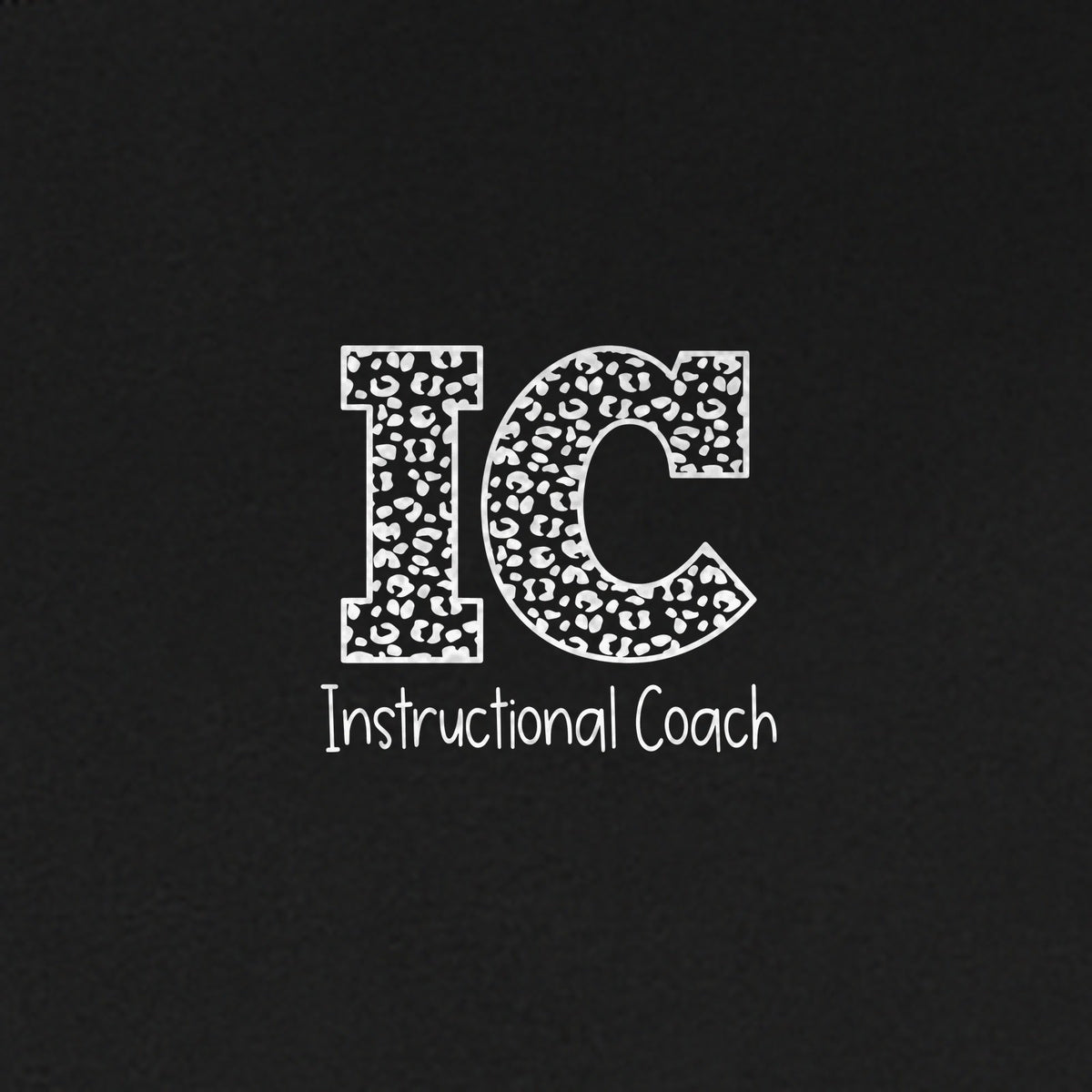 Instructional Coach T-Shirt, IC Left Chest Design for Educators, School Staff and Faculty Appreciation
