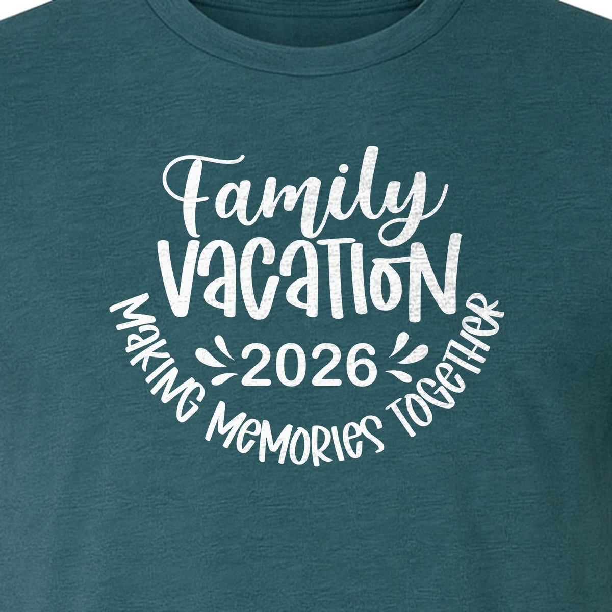 Family Vacation 2026 T-Shirt, Making Memories Together Matching Trip Design for Summer Getaways