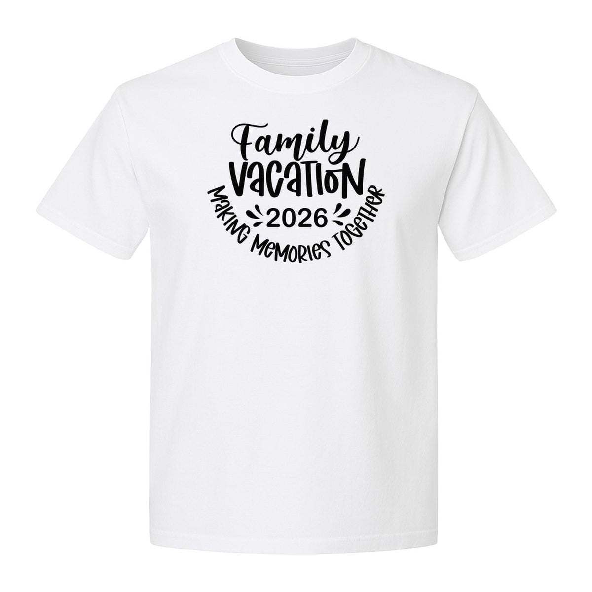 Family Vacation 2026 T-Shirt, Making Memories Together Matching Trip Design for Summer Getaways