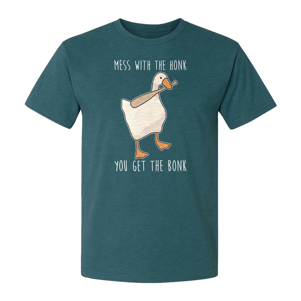 Goose T-Shirt, Mess With The Honk You Get The Bonk Funny Bird Lover Gift