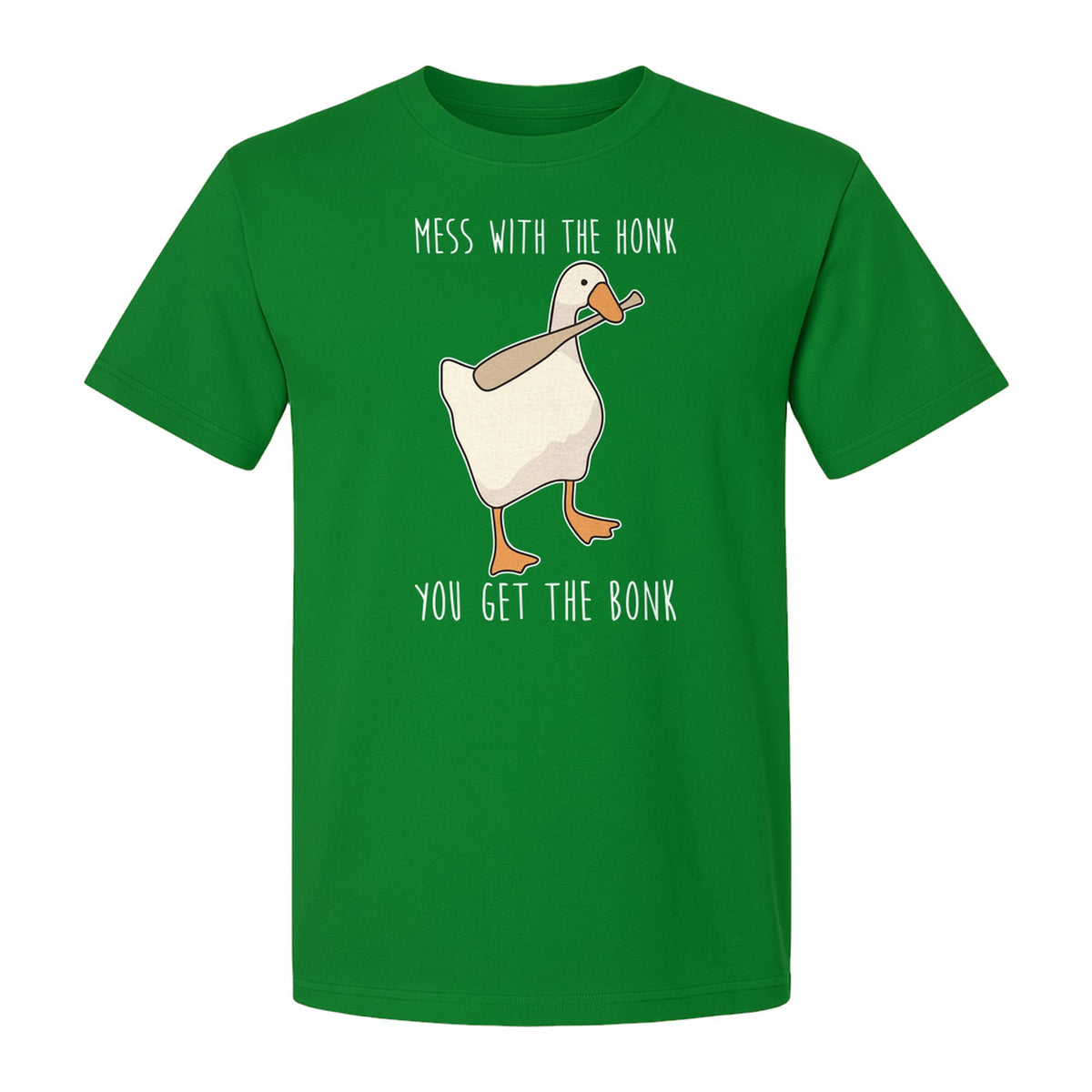 Goose T-Shirt, Mess With The Honk You Get The Bonk Funny Bird Lover Gift