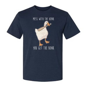 Goose T-Shirt, Mess With The Honk You Get The Bonk Funny Bird Lover Gift
