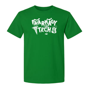 Pharmacy Tech T-Shirt, Halloween Spooky Medical Worker Design for Healthcare Coworkers