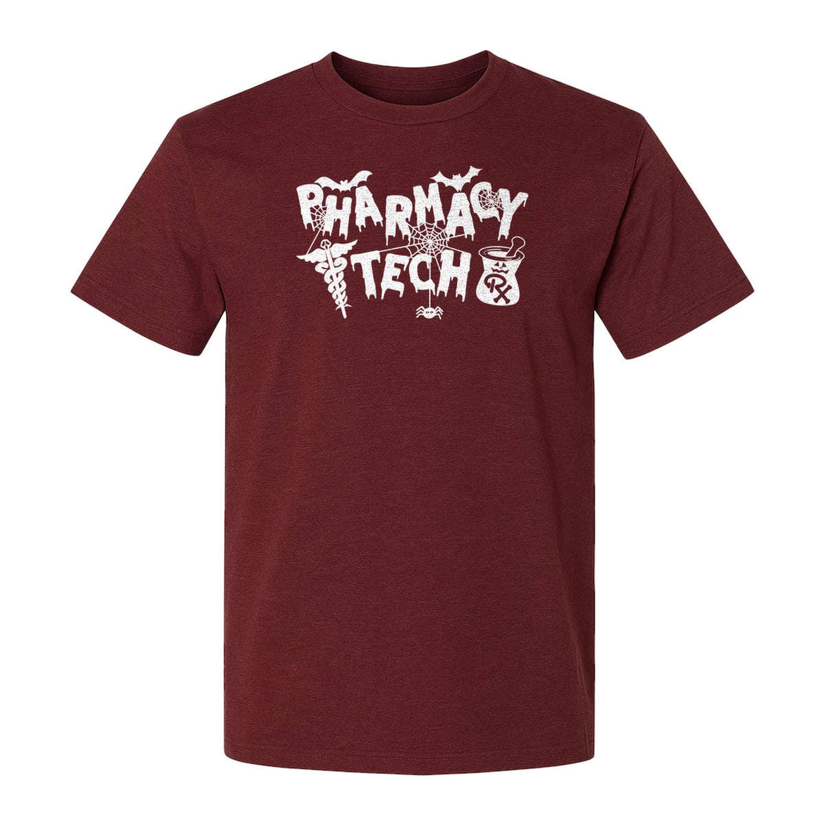 Pharmacy Tech T-Shirt, Halloween Spooky Medical Worker Design for Healthcare Coworkers