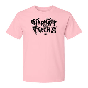 Pharmacy Tech T-Shirt, Halloween Spooky Medical Worker Design for Healthcare Coworkers