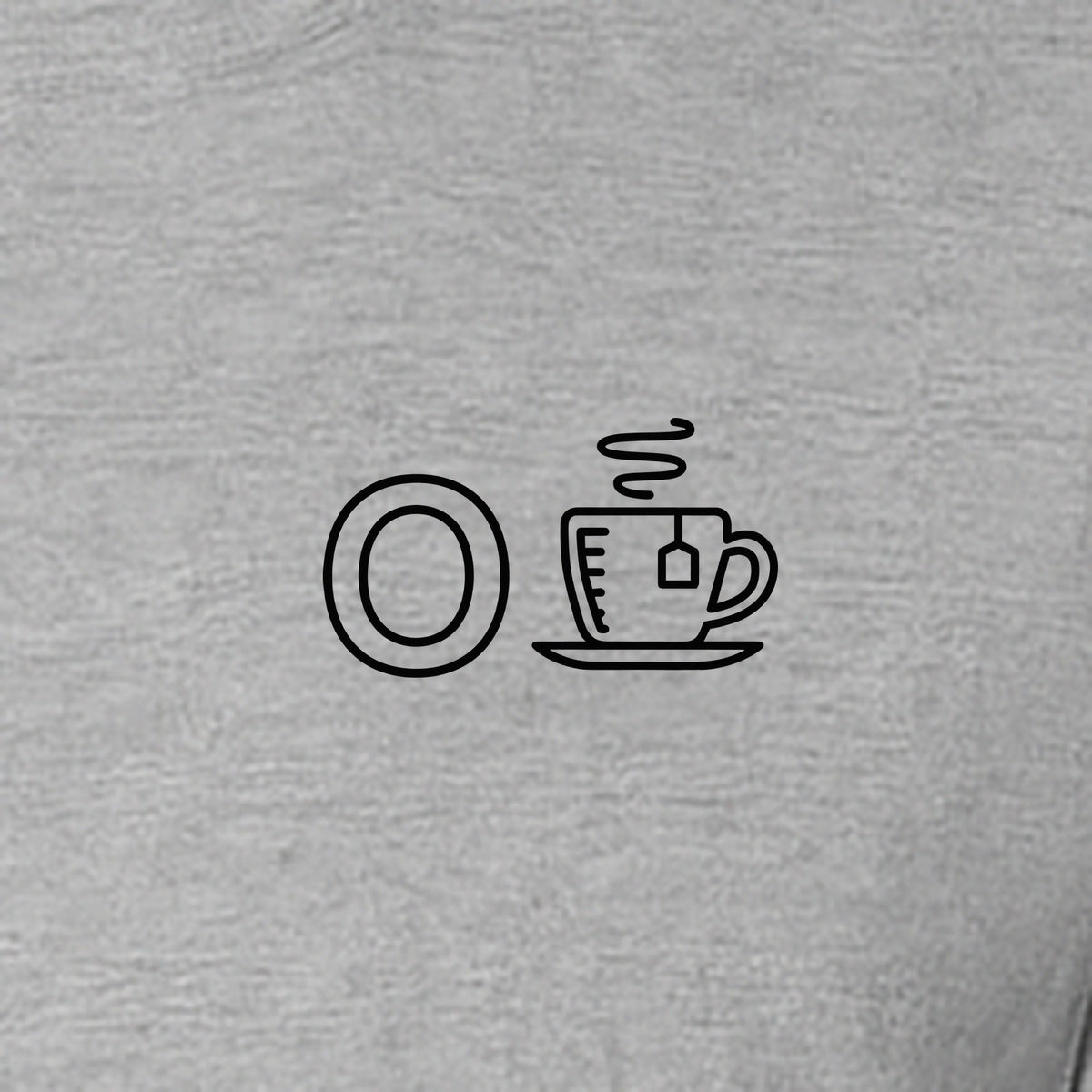 Occupational Therapist T-Shirt, Small Chest O and Coffee Cup Graphic for OT Professionals