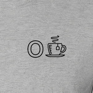 Occupational Therapist T-Shirt, Small Chest O and Coffee Cup Graphic for OT Professionals