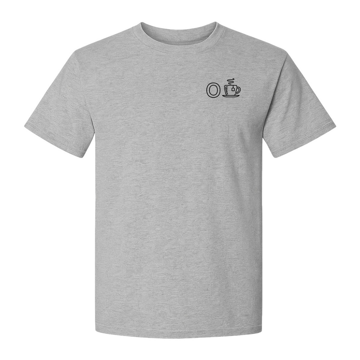 Occupational Therapist T-Shirt, Small Chest O and Coffee Cup Graphic for OT Professionals