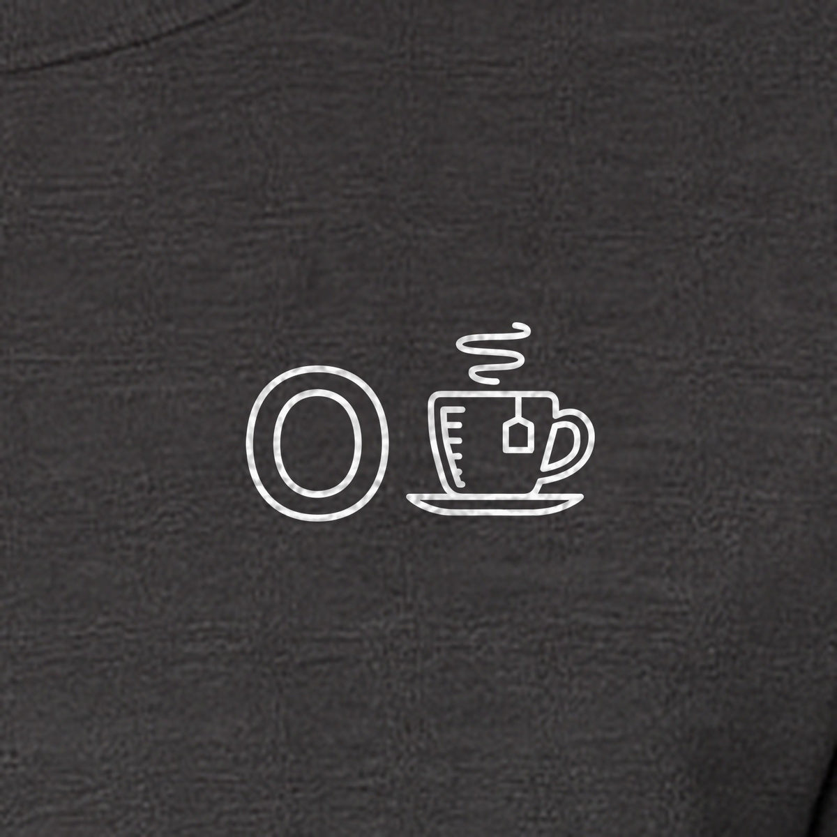 Occupational Therapist T-Shirt, Small Chest O and Coffee Cup Graphic for OT Professionals
