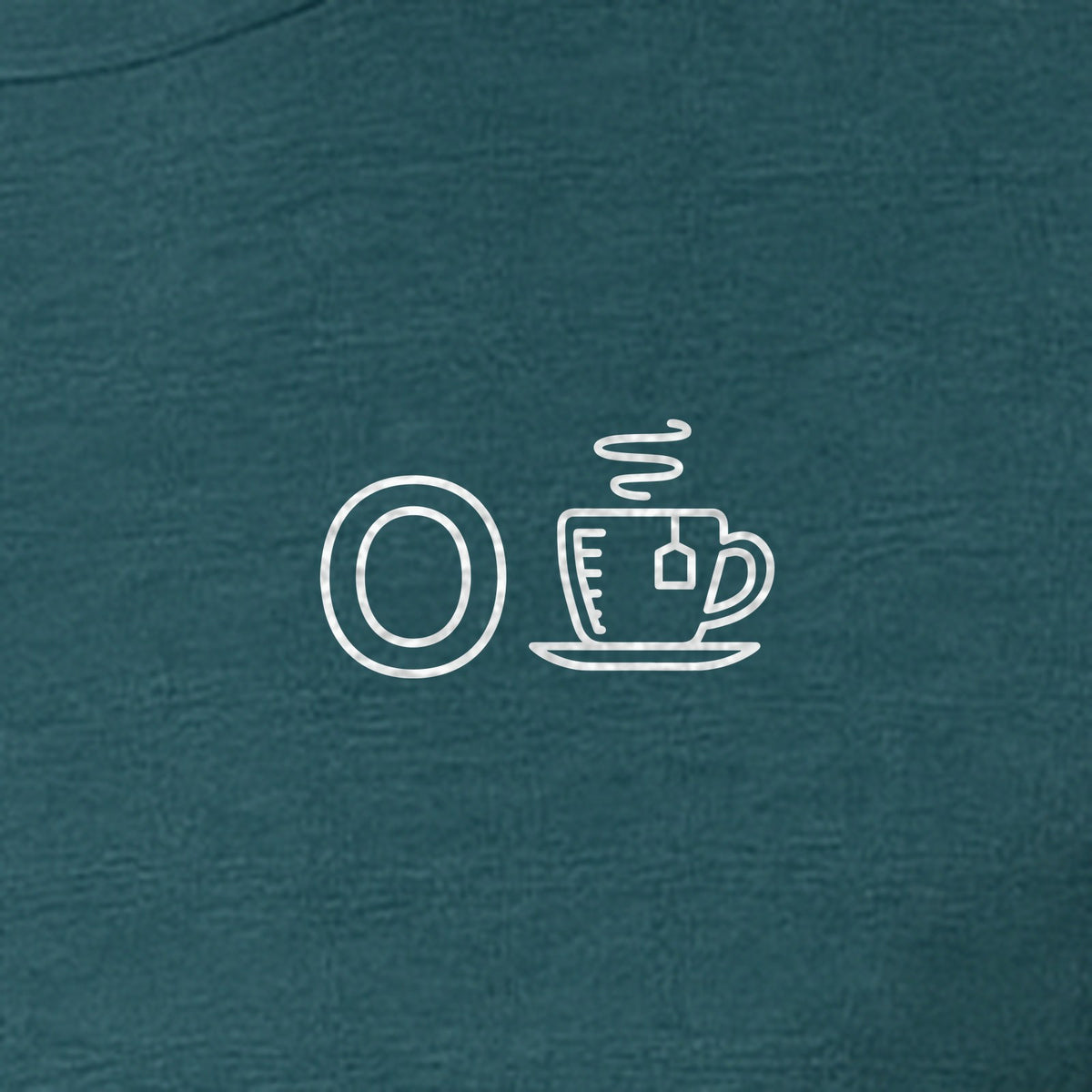 Occupational Therapist T-Shirt, Small Chest O and Coffee Cup Graphic for OT Professionals