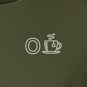 Occupational Therapist T-Shirt, Small Chest O and Coffee Cup Graphic for OT Professionals