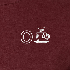 Occupational Therapist T-Shirt, Small Chest O and Coffee Cup Graphic for OT Professionals
