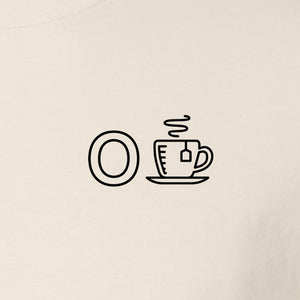 Occupational Therapist T-Shirt, Small Chest O and Coffee Cup Graphic for OT Professionals