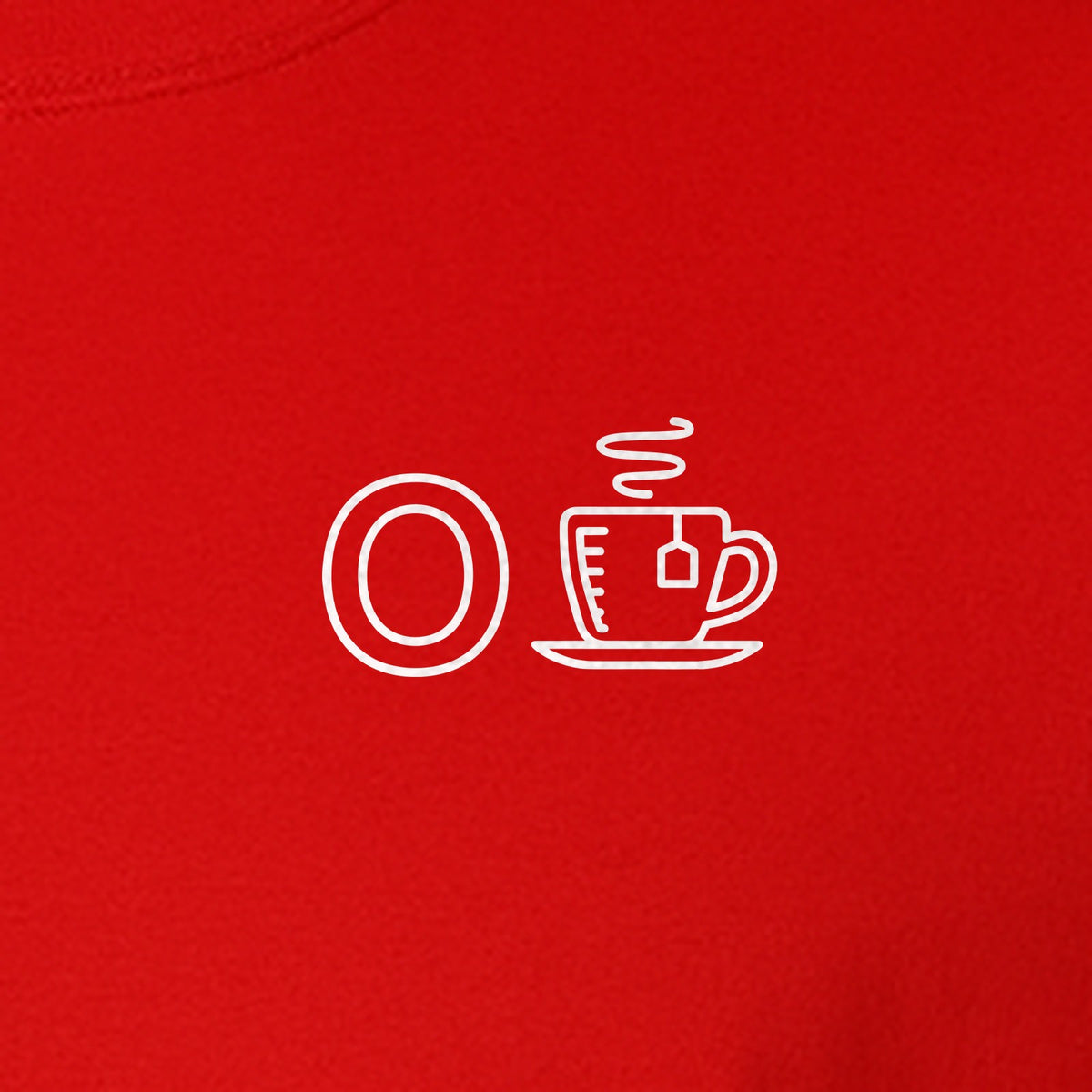 Occupational Therapist T-Shirt, Small Chest O and Coffee Cup Graphic for OT Professionals