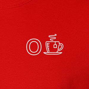 Occupational Therapist T-Shirt, Small Chest O and Coffee Cup Graphic for OT Professionals