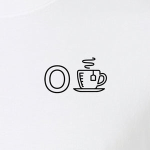 Occupational Therapist T-Shirt, Small Chest O and Coffee Cup Graphic for OT Professionals