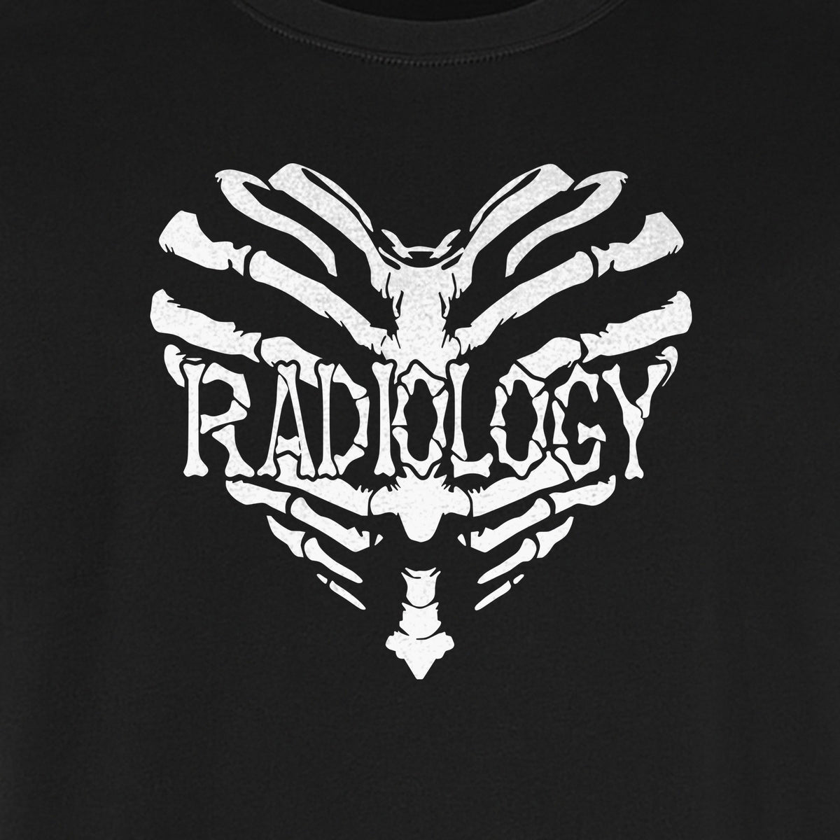 Radiology Tech T-Shirt, Skeletal Heart X-Ray Design for Medical Imaging Professionals