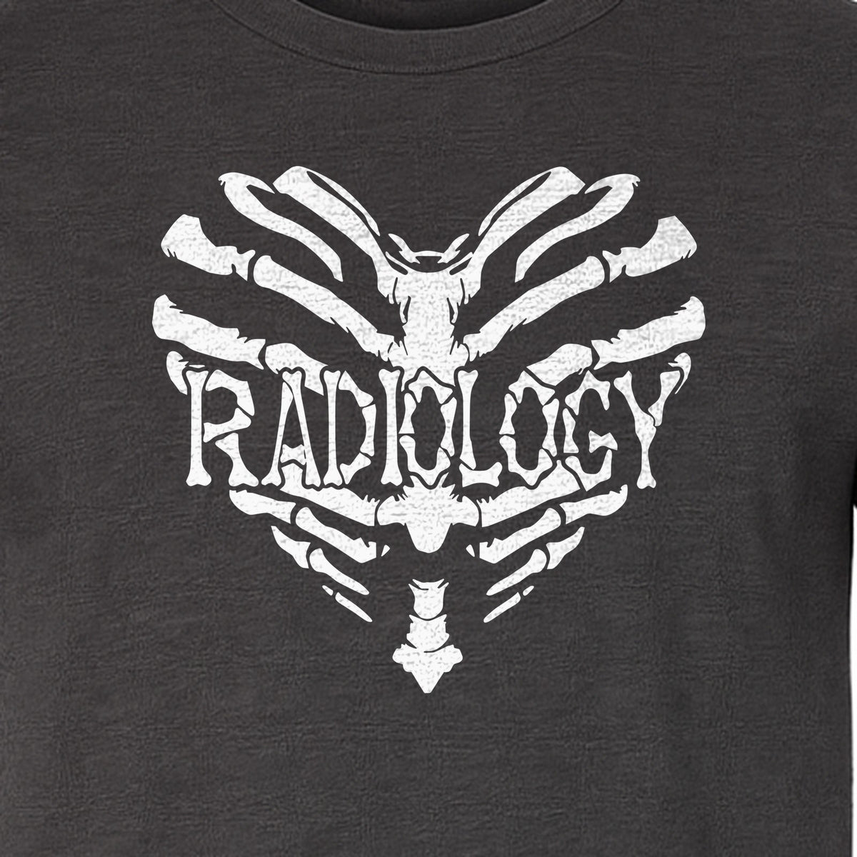 Radiology Tech T-Shirt, Skeletal Heart X-Ray Design for Medical Imaging Professionals