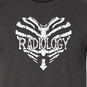 Radiology Tech T-Shirt, Skeletal Heart X-Ray Design for Medical Imaging Professionals