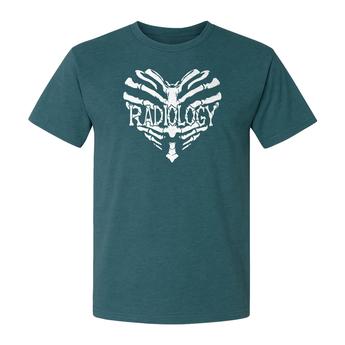 Radiology Tech T-Shirt, Skeletal Heart X-Ray Design for Medical Imaging Professionals