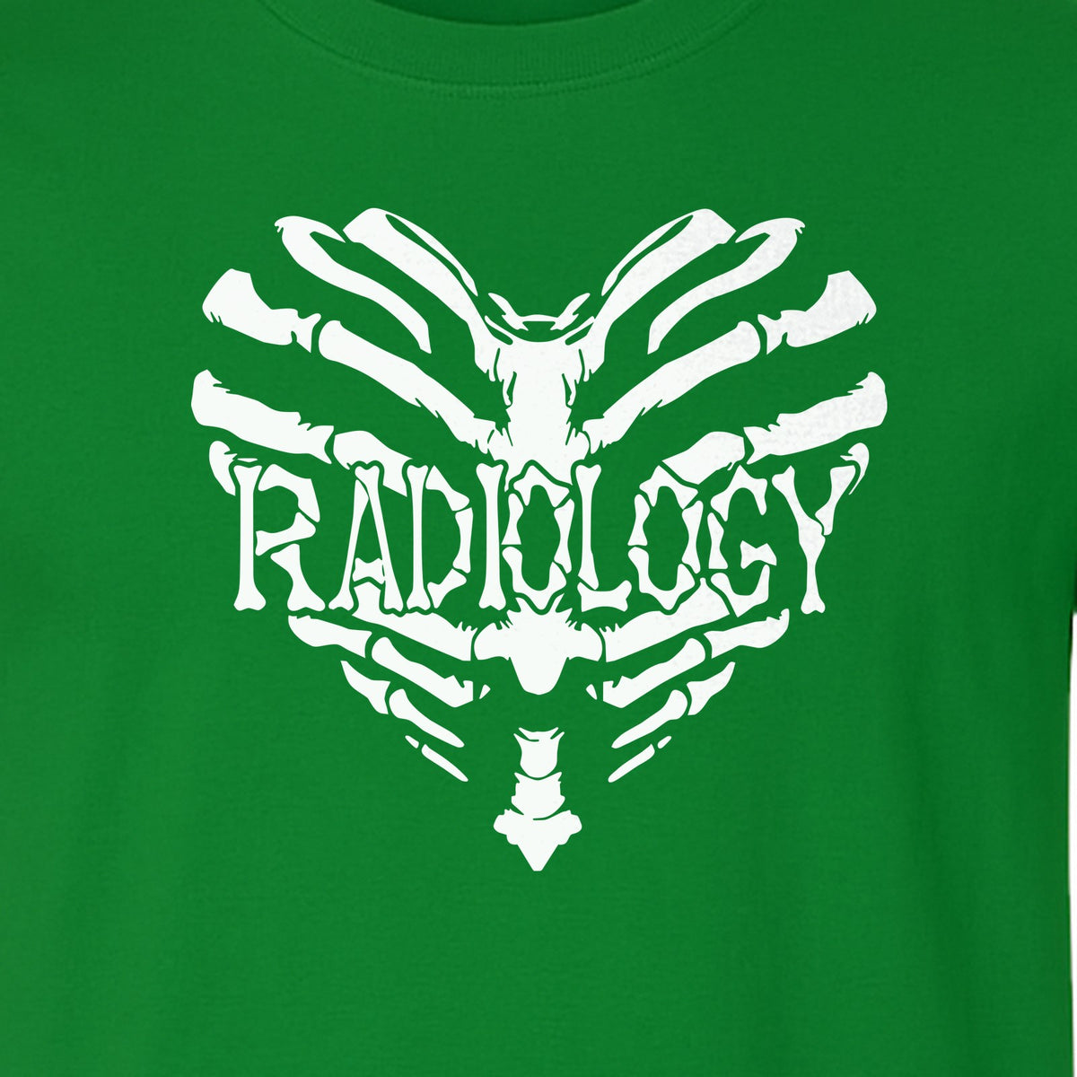 Radiology Tech T-Shirt, Skeletal Heart X-Ray Design for Medical Imaging Professionals