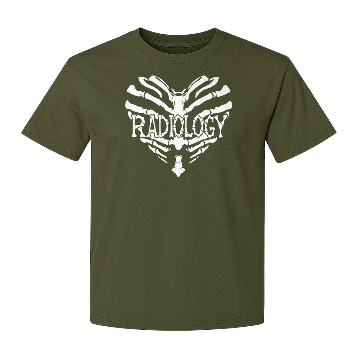 Radiology Tech T-Shirt, Skeletal Heart X-Ray Design for Medical Imaging Professionals