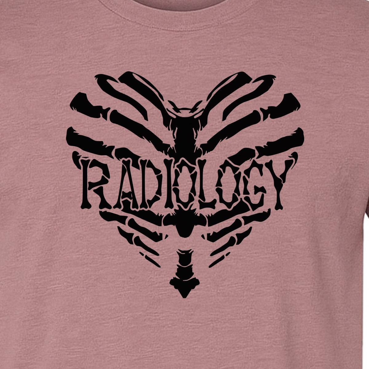 Radiology Tech T-Shirt, Skeletal Heart X-Ray Design for Medical Imaging Professionals