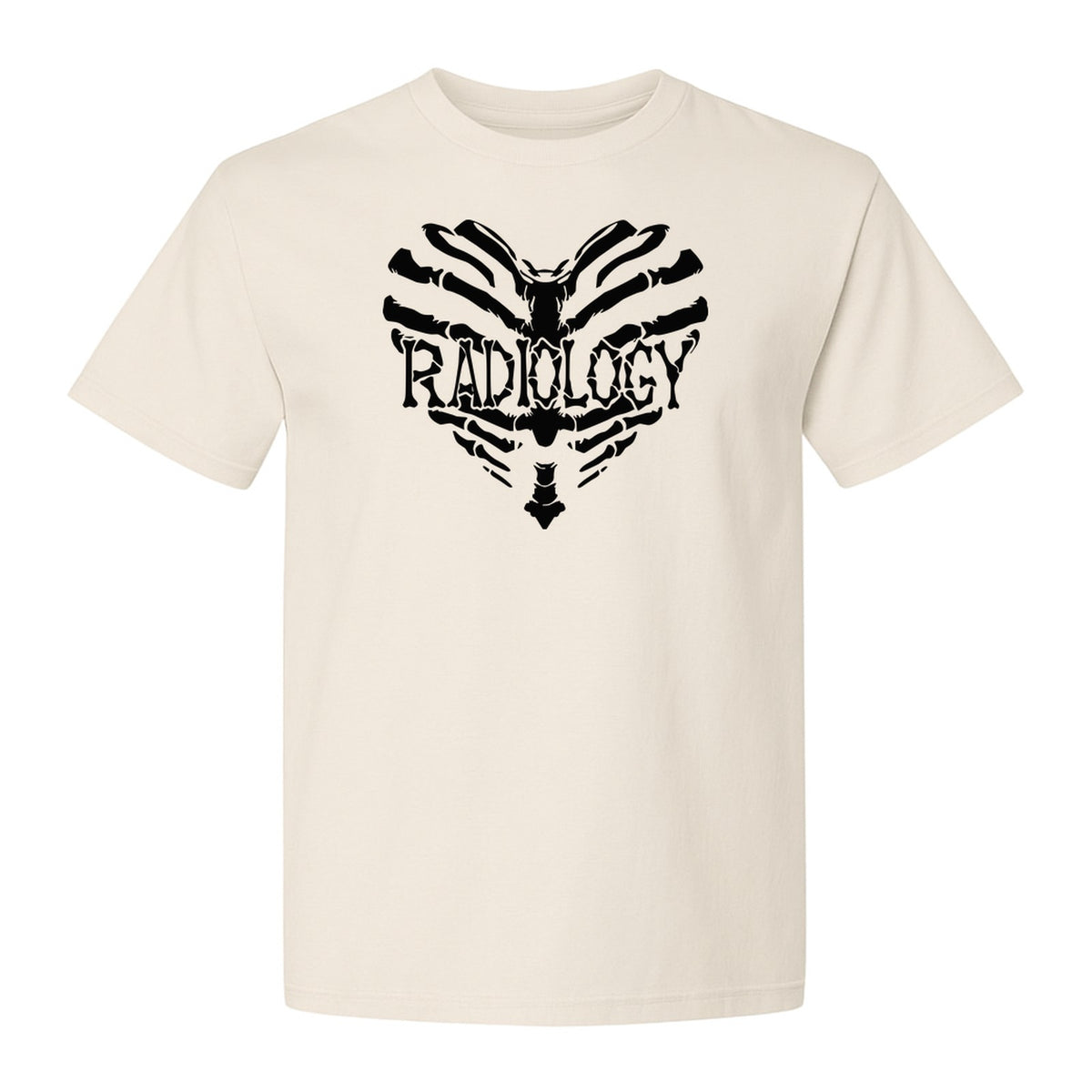 Radiology Tech T-Shirt, Skeletal Heart X-Ray Design for Medical Imaging Professionals