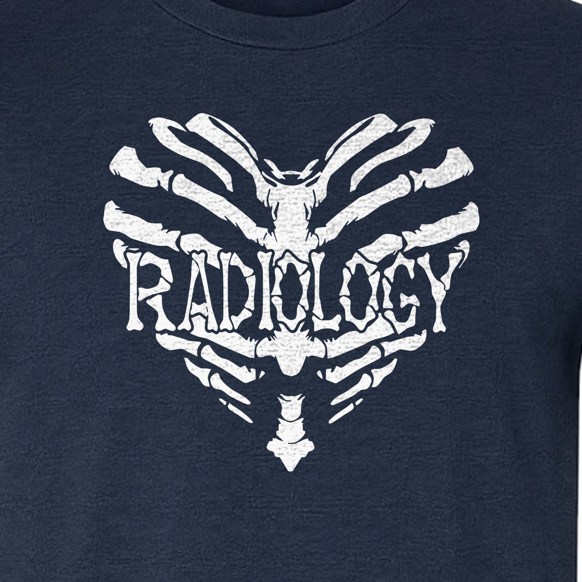 Radiology Tech T-Shirt, Skeletal Heart X-Ray Design for Medical Imaging Professionals