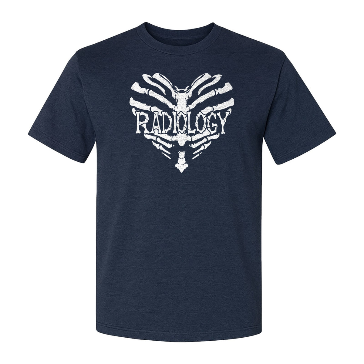 Radiology Tech T-Shirt, Skeletal Heart X-Ray Design for Medical Imaging Professionals