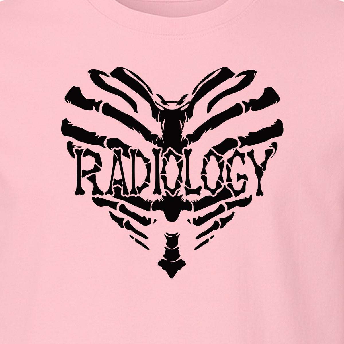 Radiology Tech T-Shirt, Skeletal Heart X-Ray Design for Medical Imaging Professionals