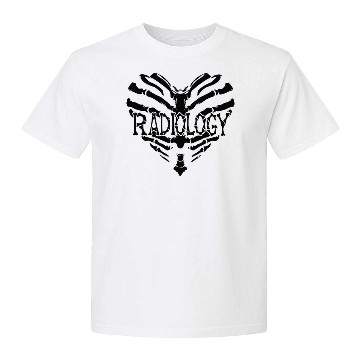 Radiology Tech T-Shirt, Skeletal Heart X-Ray Design for Medical Imaging Professionals