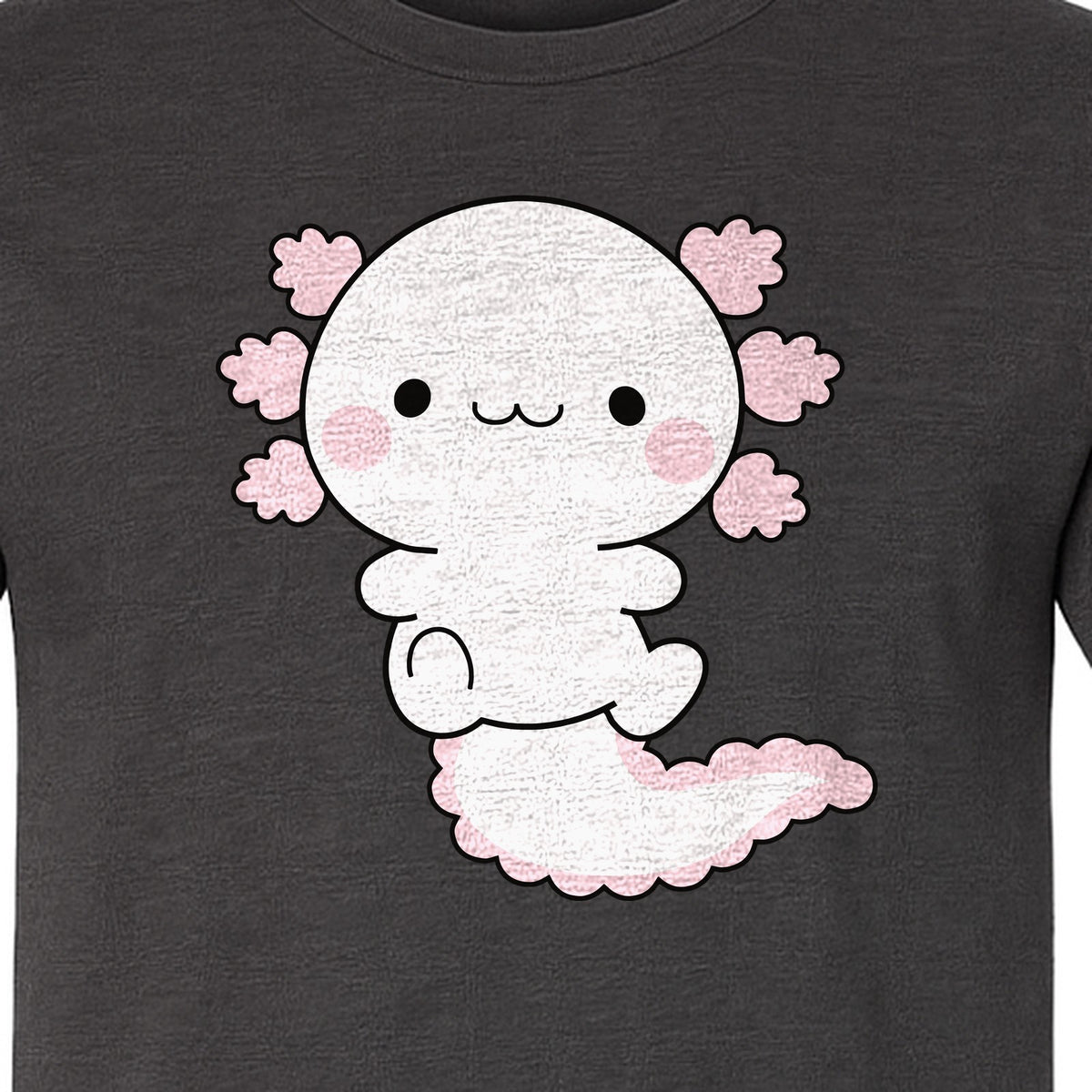 Axolotl T-Shirt, Cute Cartoon Amphibian Graphic for Animal Lovers and Kawaii Fans