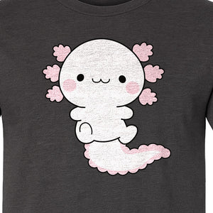 Axolotl T-Shirt, Cute Cartoon Amphibian Graphic for Animal Lovers and Kawaii Fans
