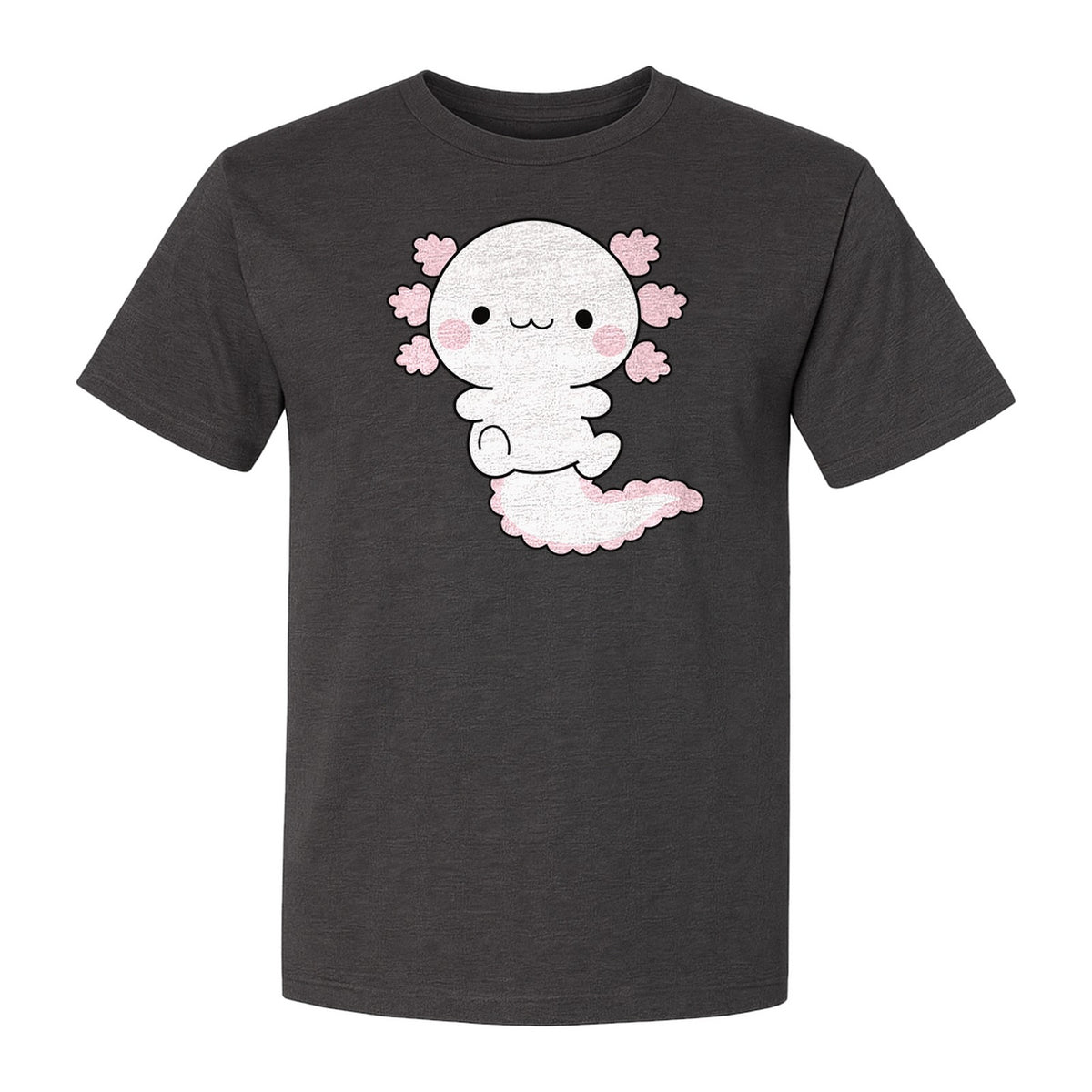 Axolotl T-Shirt, Cute Cartoon Amphibian Graphic for Animal Lovers and Kawaii Fans