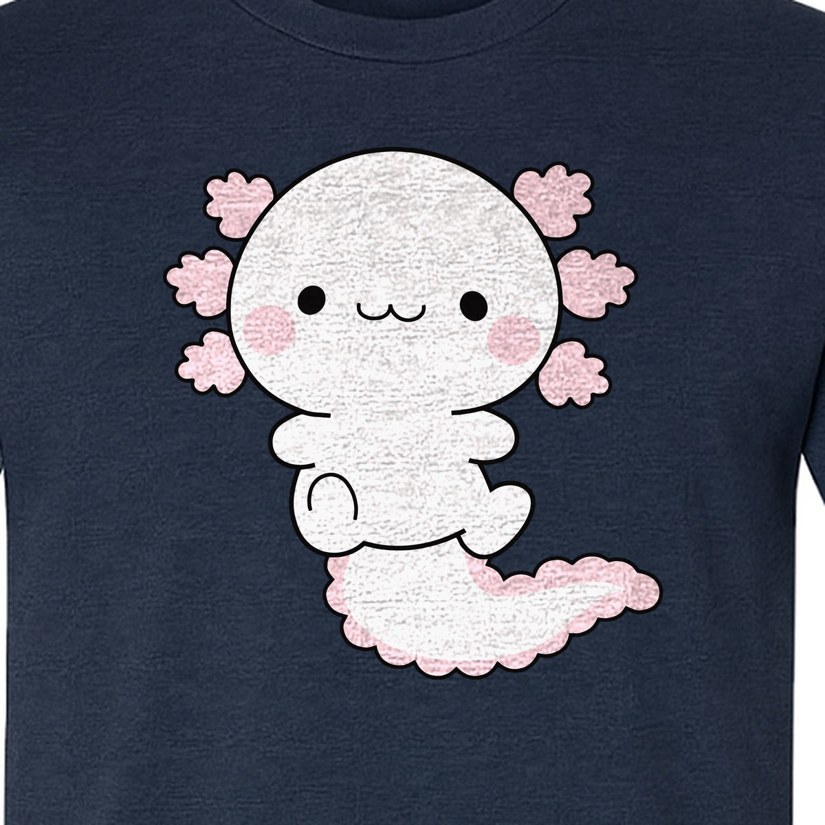 Axolotl T-Shirt, Cute Cartoon Amphibian Graphic for Animal Lovers and Kawaii Fans