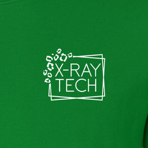 X-Ray Tech T-Shirt, Small Pocket Science Design for Radiology Technicians and Students