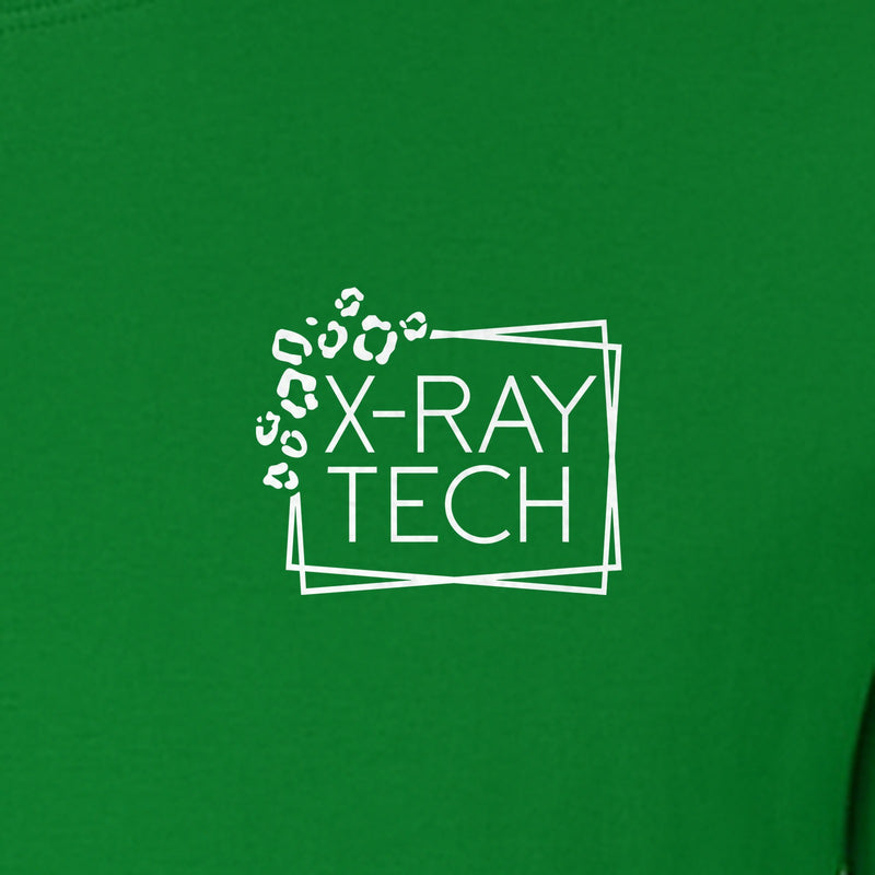 X-Ray Tech T-Shirt, Small Pocket Science Design for Radiology Technicians and Students