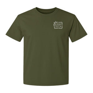 X-Ray Tech T-Shirt, Small Pocket Science Design for Radiology Technicians and Students