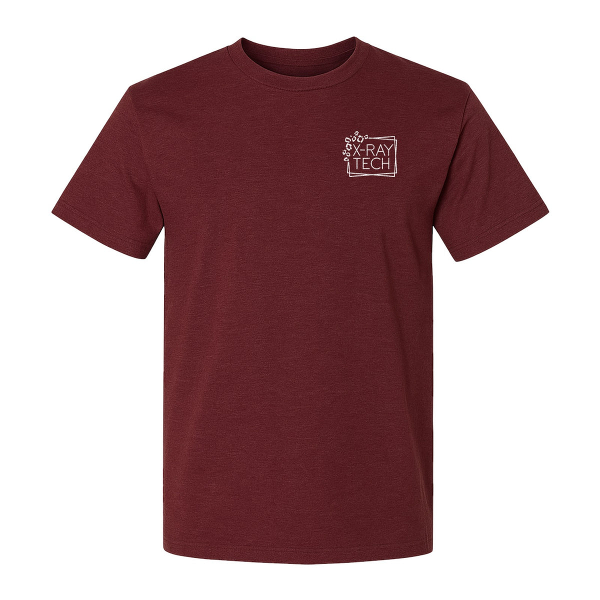 X-Ray Tech T-Shirt, Small Pocket Science Design for Radiology Technicians and Students