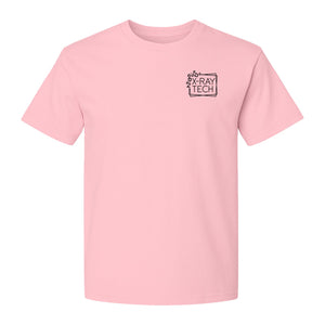 X-Ray Tech T-Shirt, Small Pocket Science Design for Radiology Technicians and Students