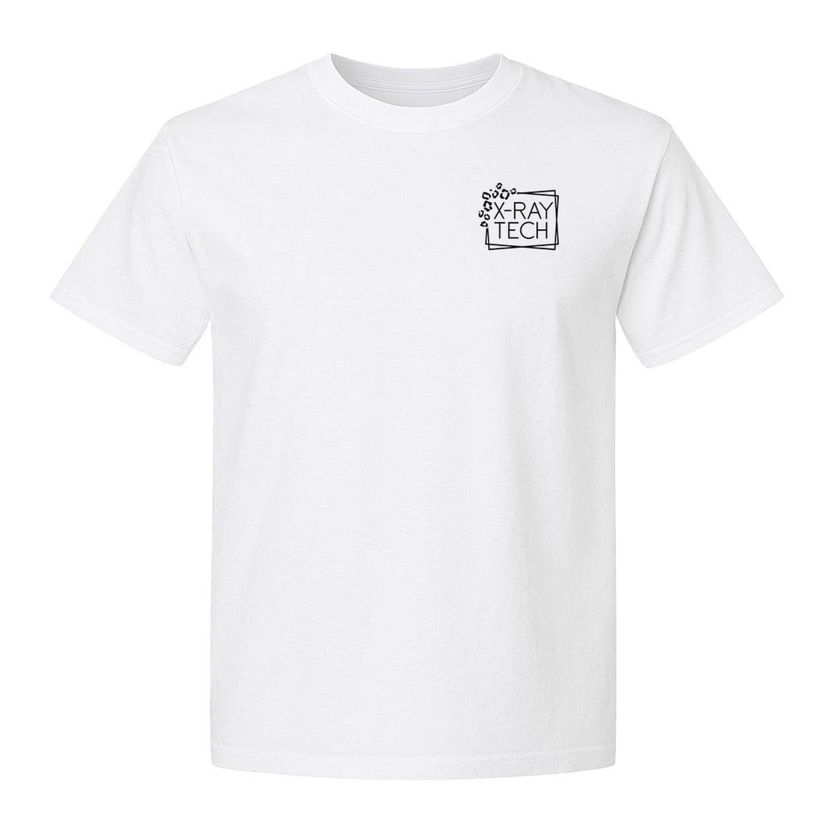 X-Ray Tech T-Shirt, Small Pocket Science Design for Radiology Technicians and Students
