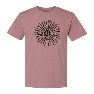 Surgical Tech T-Shirt, White Instrument Circle Design for Operating Room Technologists