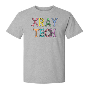 X-Ray Tech T-Shirt, Retro Letter Design for Radiology Technologists and Students
