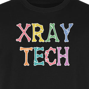X-Ray Tech T-Shirt, Retro Letter Design for Radiology Technologists and Students
