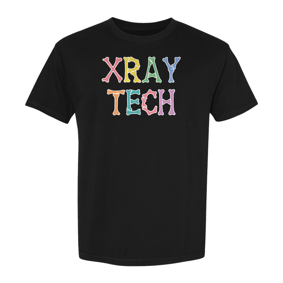 X-Ray Tech T-Shirt, Retro Letter Design for Radiology Technologists and Students